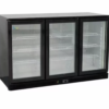 3-Door Back Bar Display Fridge – Commercial Beverage Cooler