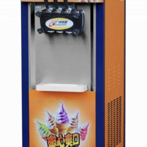 3 Flavor Floor Standing Ice Cream Machine – 220V Commercial Soft Serve Unit