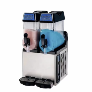 Double Barrel Slush Machine – 2x15L Commercial Slush Dispenser 220V