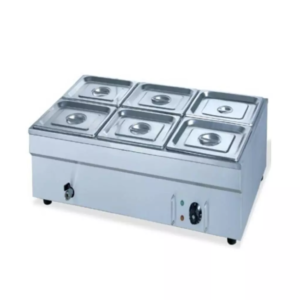 Tabletop Bain Marie – 6x GN 1/2 Inserts with Lids 220V Model OT-6B